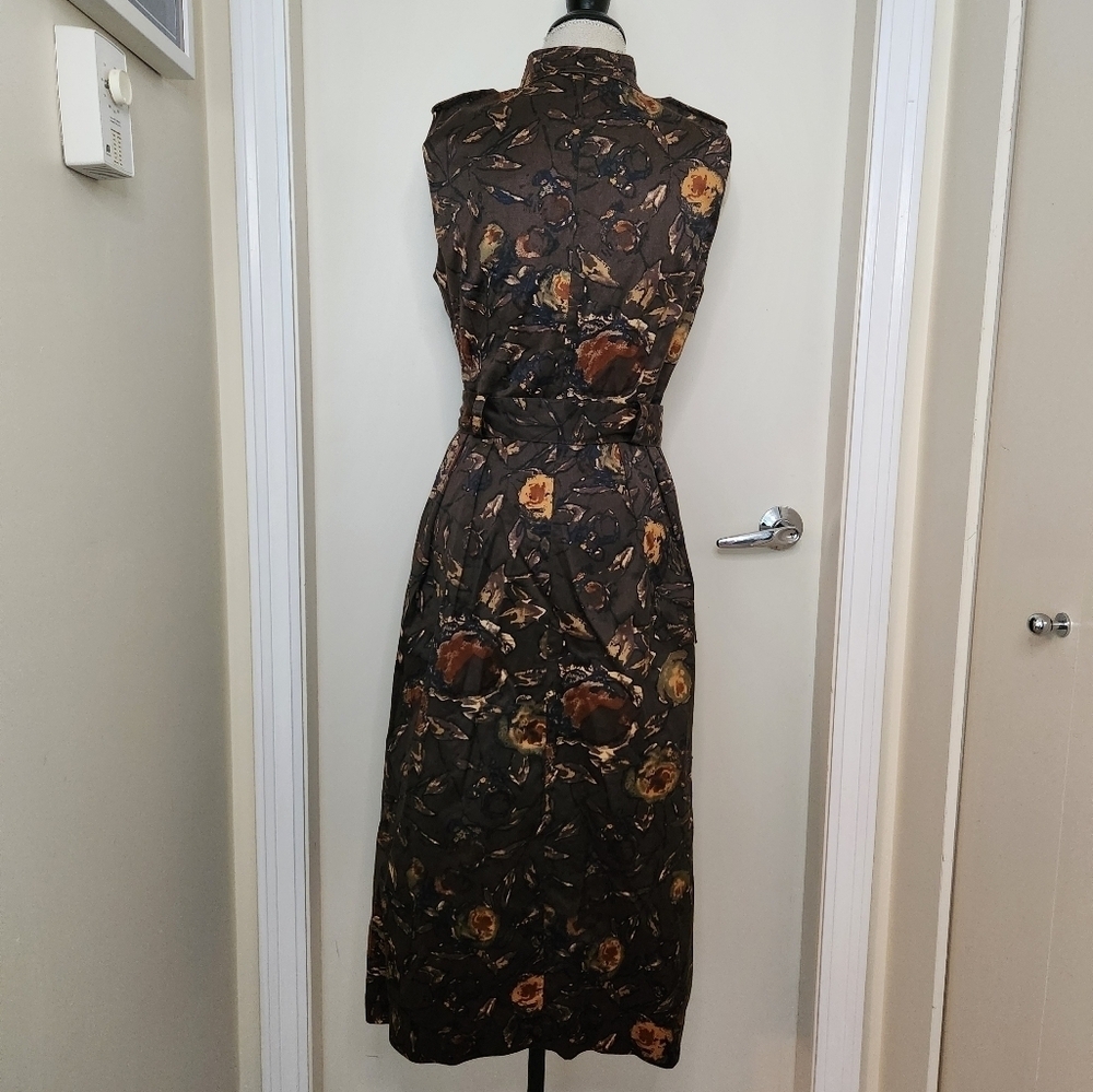 Vintage LL Bean belted midi dress - Picture 4 of 15